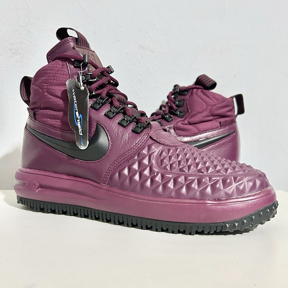 Nike Lunar Force 1 Duckboot “Burgundy” Men’s Size 9 Black Outdoor Sneakers